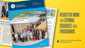 Register now for spring courses and programs